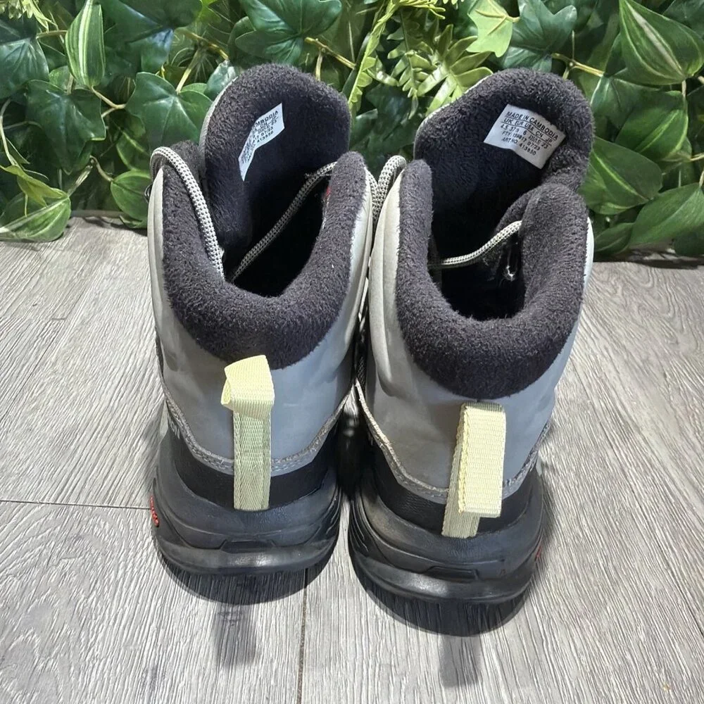 Salomon X Ultra 4 Mid Winter Clima TS CSWP H2OPROOF Grey Black Hiking Boots Sz 6